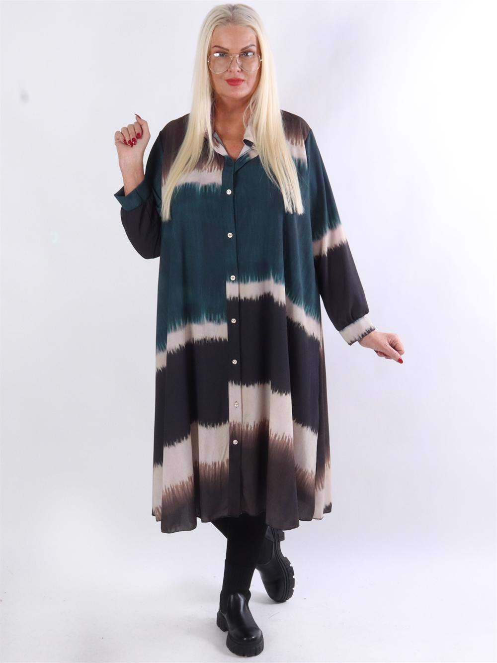 Aviaya - Lång skjortklänning